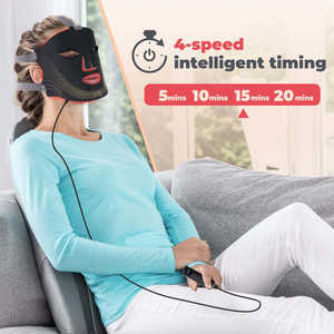 SHOmfrs工場製 7色LED電気フェイシャルマスク 赤色光療法フェイスマスク アンチエイジングスキンケアデバイス 肌用フェイシャルマッサージャー - Product Image 2