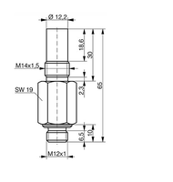 Capteur de proximité haute pression DOMENZI DW-AS-503-P20 500 bars, conçu pour la durabilité et les applications d'équipements lourds