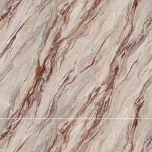 Lastra in <span class=keywords><strong>Pietra</strong></span> Sinterizzata Rossa Personalizzata da 9mm 1200x2800mm Opaca con Venature a Libro <span class=keywords><strong>per</strong></span> Soluzioni Cucine Esterne - Product Image 2