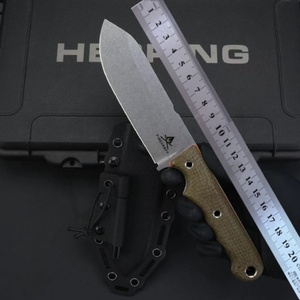 มีดยุทธวิธีคุณภาพสูง Baihe ปรับแต่งได้ ใบมีดเหล็กกล้าไร้สนิม พร้อมปลอกมีดอุตสาหกรรม K สำหรับมีด OEM DIY - Product Image 6