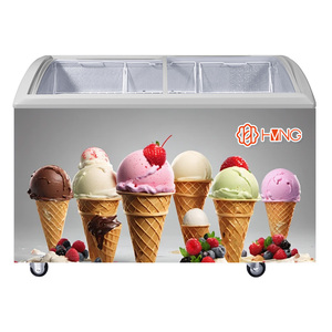 Decoración Temática de Verano, Adhesivo de PVC Brillante Autoadhesivo, Accesorios de Helado Artificial, Adhesivo de Vinilo Rectangular para Refrigerador - Product Image 1
