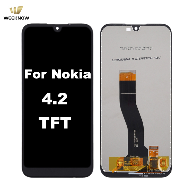 Factory Wholesale TFT <strong>LCD</strong> Touch Screen Digitizer Full Assembly <strong>Replacement</strong> For <strong>Nokia</strong> 4.2 Cell Phone Display Repair Spare Parts