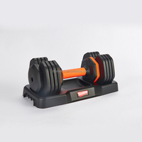 Haltères réglables Zoshine, prix d'usine, poids 25 lb/55 lb, pour une utilisation à domicile, poids d'entraînement de fitness portables pour hommes et femmes
