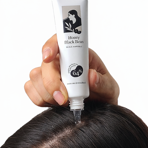 Ampolla orgánica del cuero cabelludo de frijol negro de miel para aliviar la pérdida de cabello y Nutrición del cuero cabelludo - Product Image 2