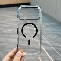 Funda Transparente de PC con Protección Anti-Amarilleo de Nivel 4.5 para iPhone 18 17 Pro Max, Magnética, Ultra Delgada, Resistente a Impactos