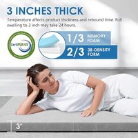 Matelas de camping hybride pliable et convertible OEM ODM, rafraîchissant, taille personnalisable, vente directe usine