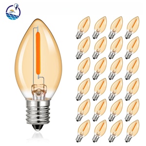 <span class=keywords><strong>Ampoule</strong></span> <span class=keywords><strong>LED</strong></span> C7 E12 E14 0,5W AC110V 220V Blanc Chaud pour Lampe de Sel, Guirlande Lumineuse Suspendue, Décoration Intérieure - Product Image 1