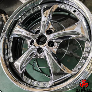 Jantes forgées 6061-T6 en 2 pièces, style sportif à 5 branches, à déport profond, 19, 20, 21 pouces, 5x114.3 pour Lexus LC500 GS300 IS300 <span class=keywords><strong>Lowrider</strong></span> - Product Image 3
