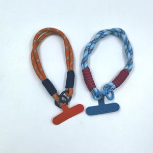 Cordón corto para teléfono móvil de venta directa de fábrica, llavero antipérdida, cordón de color tejido ajustable adecuado para teléfonos móviles - Product Image 1