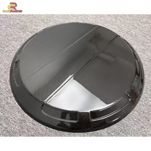 Cubierta de Llanta de Repuesto de Fibra de Carbono Estilo Urbano para Mercedes Benz W464 G63 G500 2019-2024, Marco de Llanta de Carbono, Accesorios para Cubiertas de Ruedas de Coche - Product Image 4