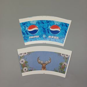 Vaso de Papel No Tóxico de Grado Alimenticio, Fabricado con Pulpa Natural y Recubrimiento de PE Seguro, Admite Impresión de Patrones Personalizados, Materia Prima para Vasos de Papel - Product Image 5