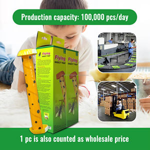 Piège à moustiques écologique à forte adhérence, solide et jetable, couleur jaune, utilisation pendant 12 heures dans la cuisine, le restaurant et la chambre à coucher - Product Image 6