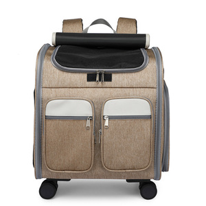 Bestseller Haustier-Reisetrolley mit Geräuscharmen Rädern und Großem Stauraum für Hunde und Katzen in Verschiedenen Farben für Flugreisen - Product Image 3