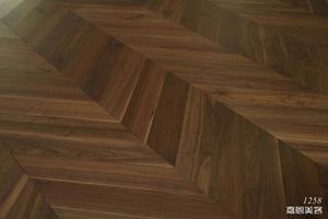 Kích Thước Tùy Chỉnh Tự Nhiên Mỹ Đen <span class=keywords><strong>Walnut</strong></span> Gỗ Chevron/Sàn Fishbone - Product Image 3