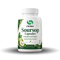 Capsules de Corossol Premium, Extrait de Feuille de Graviola, Formule à Base de Plantes, Fabricant de Capsules de Corossol en Marque Blanche OEM