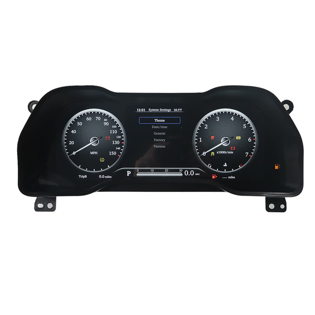 12.3 Inch Digital Cluster for Toyota Supra Car Odometer Dashboard Instrument Panel Speed Meter LCD Multimedia Player