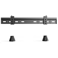Soporte de pared de TV LED Universal LO1 para TV de panel plano de 25 a 55 pulgadas Soporte de TV fijo de movimiento de acero duradero para uso de oficina