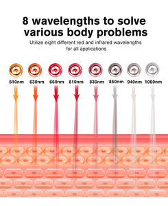 Panel de Terapia de Luz Roja LED Médica Personalizada <span class=keywords><strong>Saidi</strong></span> ML300, Luz Infrarroja de Alta Potencia, Múltiples Tamaños con Enchufe Estadounidense, Tipo de Pie - Product Image 5