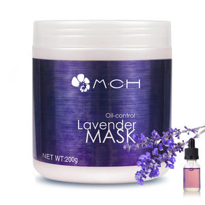 Masques faciaux à la lavande organique de SPA OEM, produit cosmétiques coréens, soins pour la peau, en caoutchouc au collagène, poudre hydrogel - Product Image 1