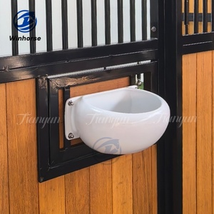 Mangeoire pour chevaux en aluminium anti-corrosion, bol <span class=keywords><strong>d</strong></span>'alimentation pivotant rotatif, durable pour les boxes, les écoles <span class=keywords><strong>d</strong></span>'<span class=keywords><strong>équitation</strong></span> et les granges privées - Product Image 5