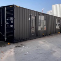 Maison conteneur modulaire préfabriquée personnalisée et étanche pour logements résidentiels, camps de travailleurs, commerces et salles de bain