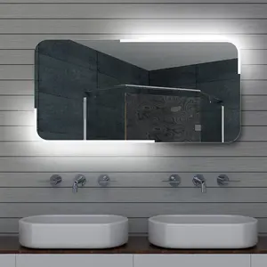 उच्च गुणवत्ता और कम कीमत के साथ दीवार प्रबुद्ध बैकलिट रोशन बाथरूम Antifog दर्पण प्रकाश का नेतृत्व किया