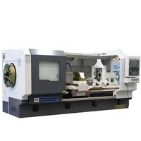 Torno CNC Horizontal Automático de Servicio Pesado con un Solo Husillo y Control PLC QK1327 de Bancada Plana para Roscado de Tuberías