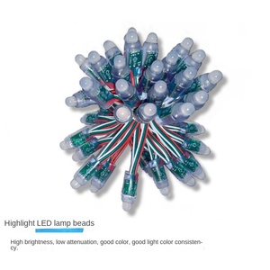 12 mét Silicone tiêm không thấm nước đầy đủ màu sắc <span class=keywords><strong>LED</strong></span> quảng cáo dấu hiệu ánh sáng chuỗi tiếp xúc với ánh sáng lỗ-đấm chữ lập trình - Product Image 5