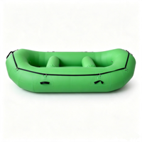 Bateau gonflable miniature de haute qualité sur mesure de 10 pieds pour la navigation en eaux vives, stable, durable, résistant à l'usure et aux UV, pour 4 personnes