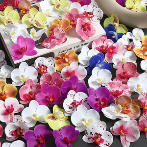 Premium 3D <strong>Film</strong> Pu Embossed Moth Orchid Flower Head Multi Color for Home Outdoor Hotel Festival Art Decoration - Product Image 2