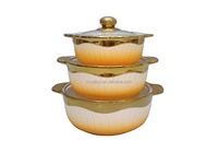 Casserole en céramique JiuWang en gros, ensemble de soupières blanches à double anse avec couvercle, design zen asiatique, 2 poignées