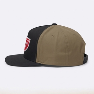 Casquette de course T&L Fitness Gym 5 panneaux en toile polyester imperméable avec logo personnalisé sur le panneau avant, unisexe, ajustable, toutes saisons - Product Image 4