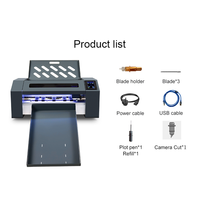 Plóter de Corte de Hojas de Adhesivos con Alimentación Automática A3 A4 A3+ Cortadora de Etiquetas Adhesivas Máquina de Troquelado Digital