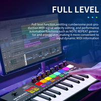 Harga Grosir Piano Mini Portabel 25 Tombol Keyboard USB dan Drum Pad Midi Controller Keyboard