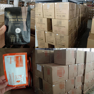 Calzini Maschera Piedi Personalizzabili con Etichetta, Calzini al Collagene Dorato 24k per <span class=keywords><strong>Pedicure</strong></span> <span class=keywords><strong>Spa</strong></span> - Product Image 5