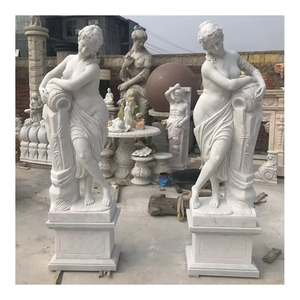 Statua da giardino a grandezza naturale prodotta in fabbrica, scultura tradizionale greca in marmo. - Product Image 1