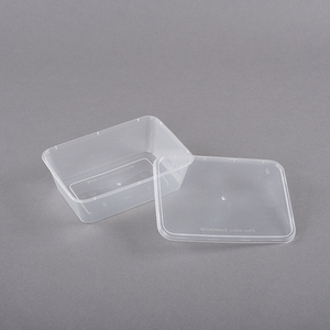 Hot bán 1000ml PP Ăn Trưa Bento Box rõ ràng hình chữ nhật nhà hàng dùng một lần nhựa lấy đi hộp đựng thức ăn Lò vi sóng - Product Image 4