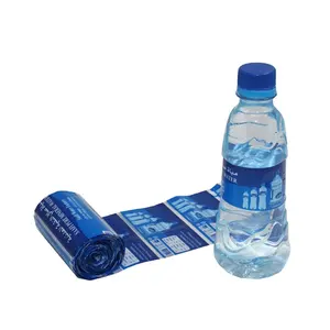 Etiqueta impressa de garrafa mineral personalizada, envoltório de plástico