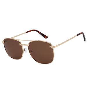 Gafas de Sol de Piloto Unisex, Montura Metálica Rectangular, Lentes Negras, Protección UV400, Uso en Exteriores, Adultos - Product Image 4