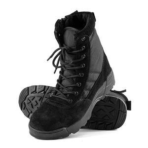 En solde Hommes Outdoor Winter Warm Boots Desert Jungle Training Shoes Rubber Mesh Tactical Boots Black with High Quality - Product Image 4