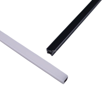 Bande LED encastrable pour armoire, dimmable, avec interrupteur externe et capteur, couvercle en aluminium et PC, sans soudure, pour placard et cuisine YB1015-11