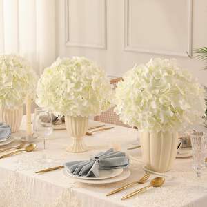 <span class=keywords><strong>Bouquet</strong></span> de fleurs artificielles en hydrangea en soie de haute qualité, fleurs artificielles en hydrangea en tissu pour la décoration de <span class=keywords><strong>mariage</strong></span> et de la maison - Product Image 1