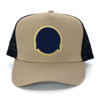 Casquettes de baseball personnalisées 5 panneaux de haute qualité à calotte haute, casquettes en maille style australien, casquettes trucker
