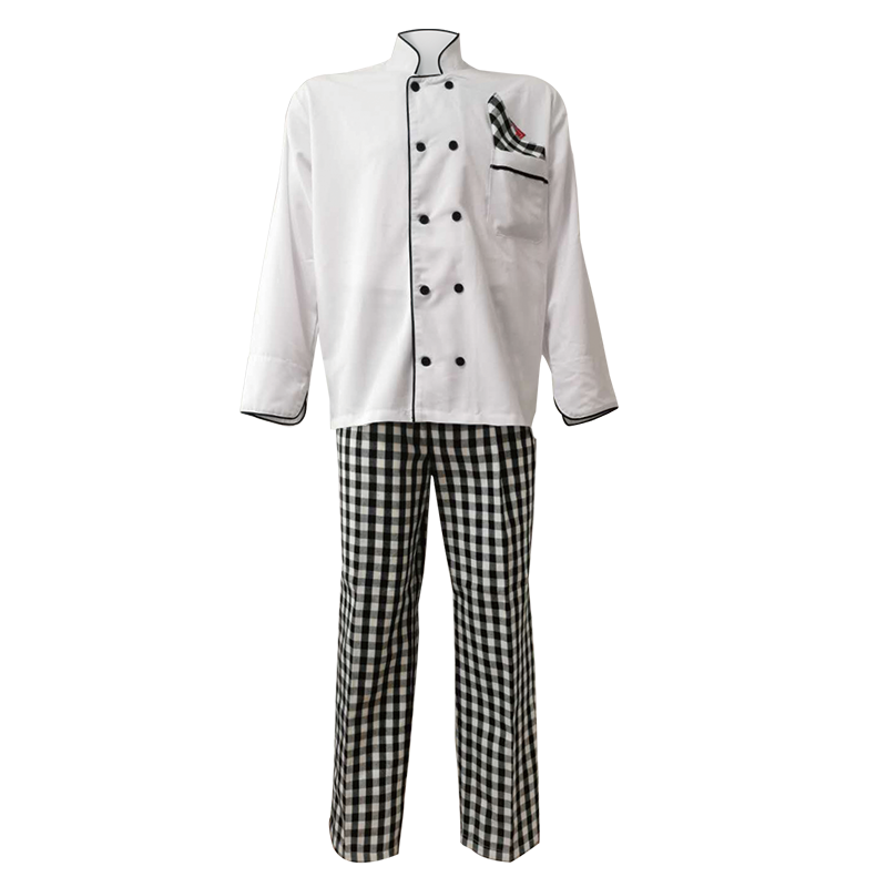 chef coat trousers hotel uniform resteran