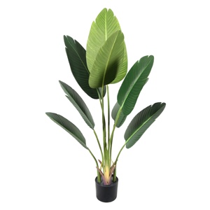 Usine Faux Oiseau De Paradis Plante Real Touch Intérieur Extérieur Plante De Palmier Tropical Artificielle Voyageur <span class=keywords><strong>Bananier</strong></span> Faux Arbre - Product Image 2