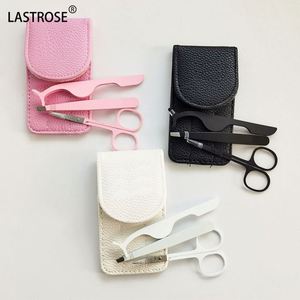 Tweezers OEM Logo Lashes Tools Eyelash Tweezers Stainless Steel Eyelash <b>Applicator</b> Private <b>Label</b> Tweezers Set - Product Image 2