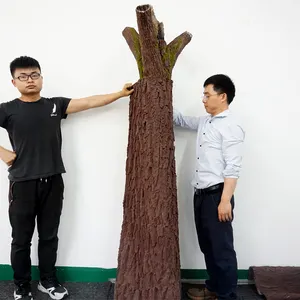 Pohon Gonggongan Imitasi 3D Gel Silika Palsu Gonggongan Kulit Pohon Palem Kualitas Tinggi