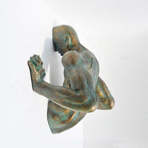 Escultura <span class=keywords><strong>de</strong></span> pared <span class=keywords><strong>de</strong></span> pensador silencioso personalizada escalada <span class=keywords><strong>hombre</strong></span> Bar decoración 3D colgante <span class=keywords><strong>de</strong></span> pared <span class=keywords><strong>hombre</strong></span> escultura <span class=keywords><strong>de</strong></span> pared 3D hombres para Deco - Product Image 1