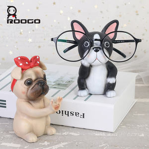 Decorazioni da Tavolo Miniature di Animali ROOGO, Portaocchiali in Resina 3D a Forma di Cane, Eco-Friendly, per Negozi di Occhiali - Product Image 3