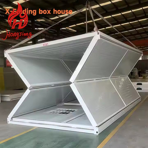 בית מכולה מודולרי מתקפל מפלדה, עיצוב מודרני, להרכבה עצמית, מתאים למשרד ביתי, בית ספר, סופרמרקט ועוד. - Product Image 5